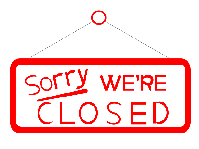 Sorry, we're closed