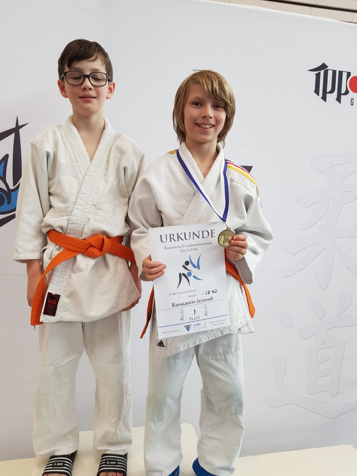 Moritz und Konstantin nach dem Turnier